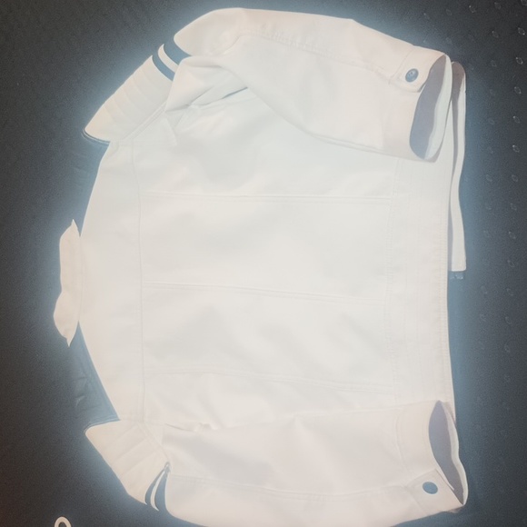 White faux leather jacket - Picture 6 of 6